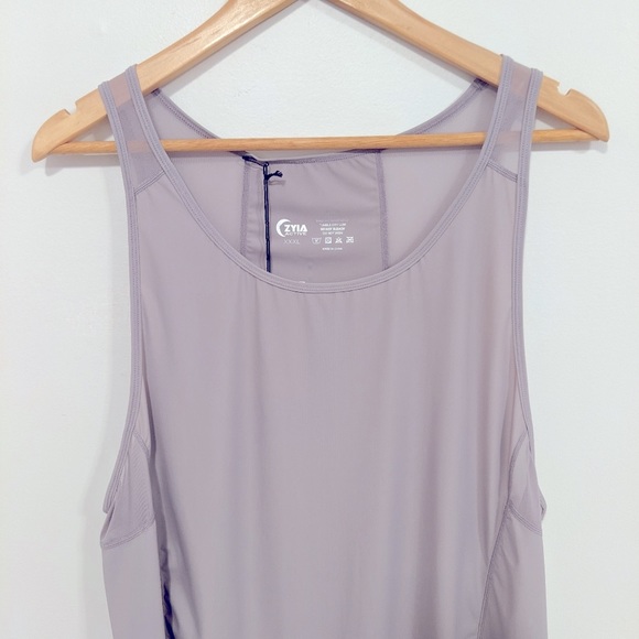 Zyia Active Lilac Panel Mesh Tank XXXL NWT - Picture 9 of 16